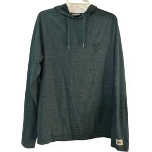 Vans Men’s Medium Lightweight Hoodie Green Pullover Skate Streetwear